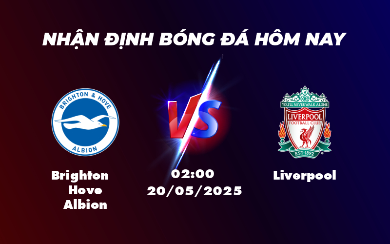 Soi kèo Brighton Hove Albion vs Liverpool Cuộc chiến khó lường tại Ngoại hạng Anh 1 brighton hove albion liverpool 20 05 ngoai hang anh