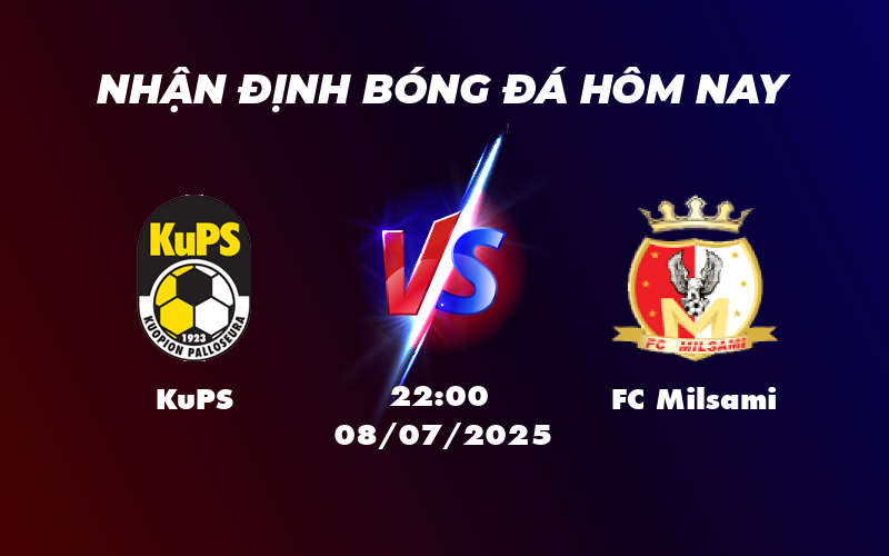 Nhận định soi kèo trận đấu KuPS vs FC Milsami Ai sẽ chiếm lợi thế 1 kups fc milsami 08 07 c1